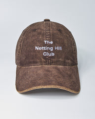 The Notting Hill Club Brown Corduroy Cap