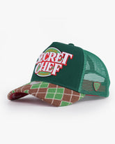 Secret Chef Green Trucker Cap front view