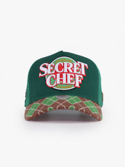 Secret Chef Green Trucker Cap detail view 2