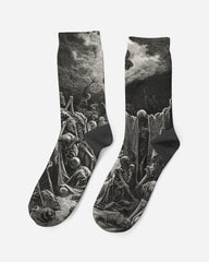 Vision of the Valley of Dry Bones, 1866, Socks