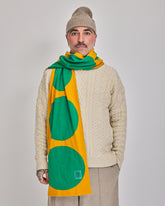 Green & Amber Dots VeloYou scarf product image 3