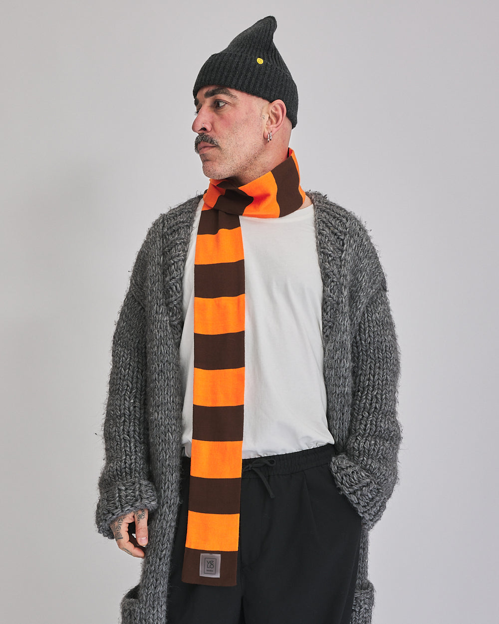 Brown & Orange VeloYou scarf product image 5
