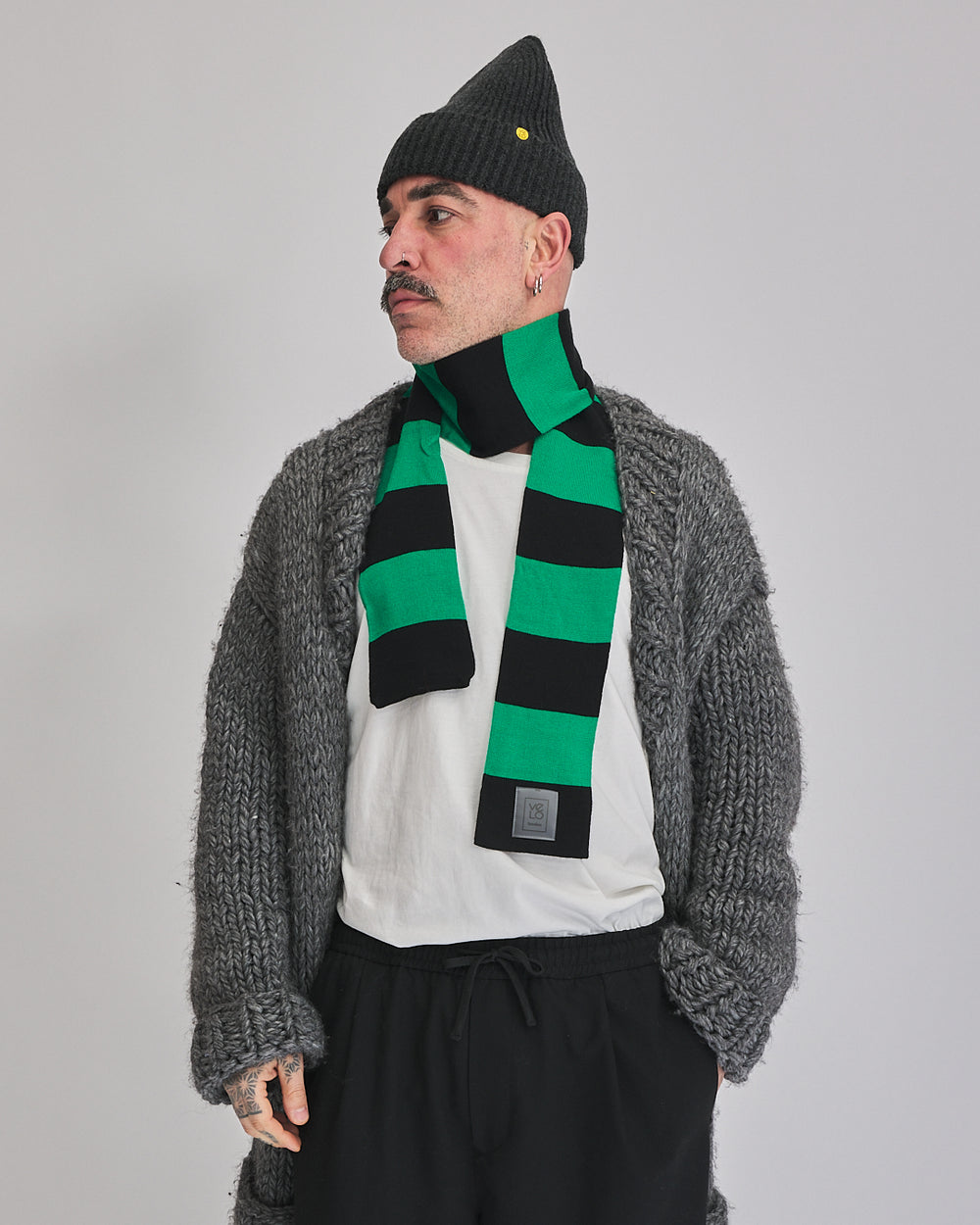 Black & Green VeloYou scarf product image 5