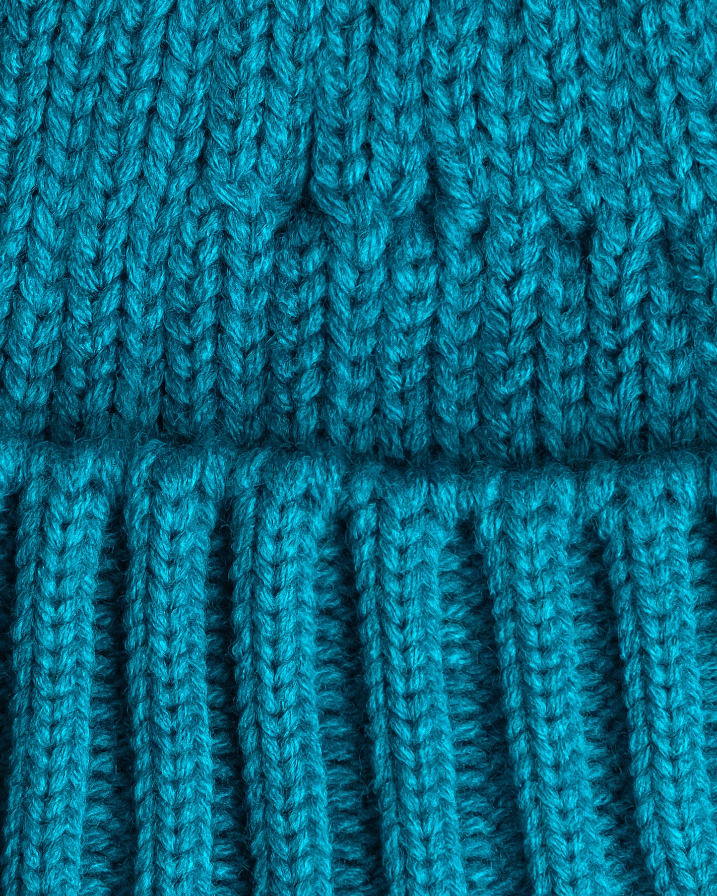 Aqua Blue Fisherman Beanie