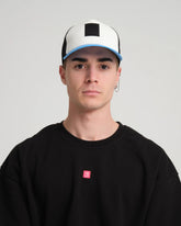 Aqua Blue Trucker Cap With Free Patch