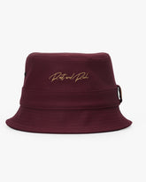 Front view of Basic Burgundy Bucket Hat