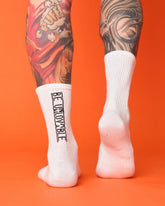 back view of be unlovable socks