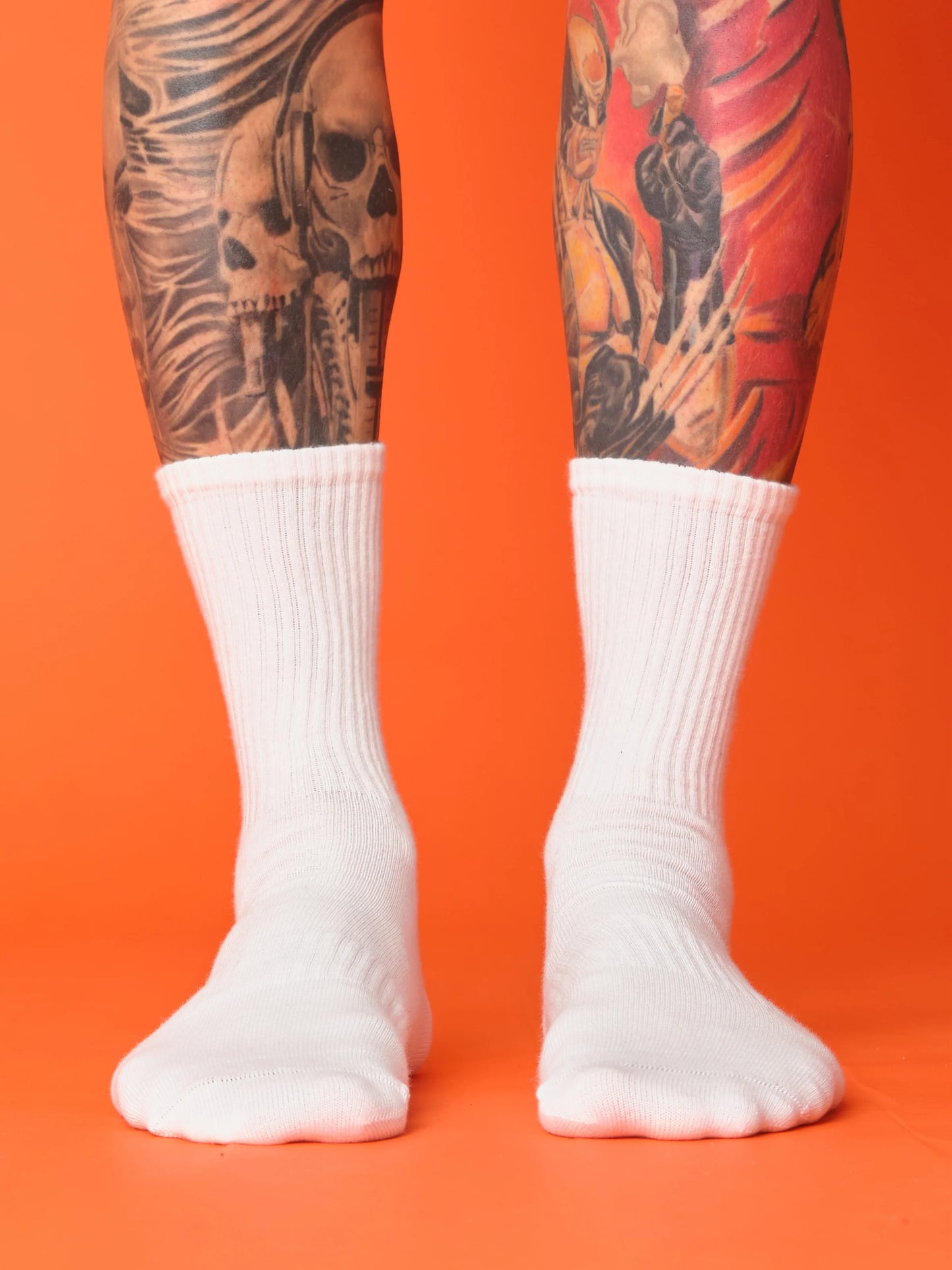 front view of be unlovable socks