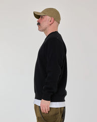 side view of Hahaha No Black Sweat