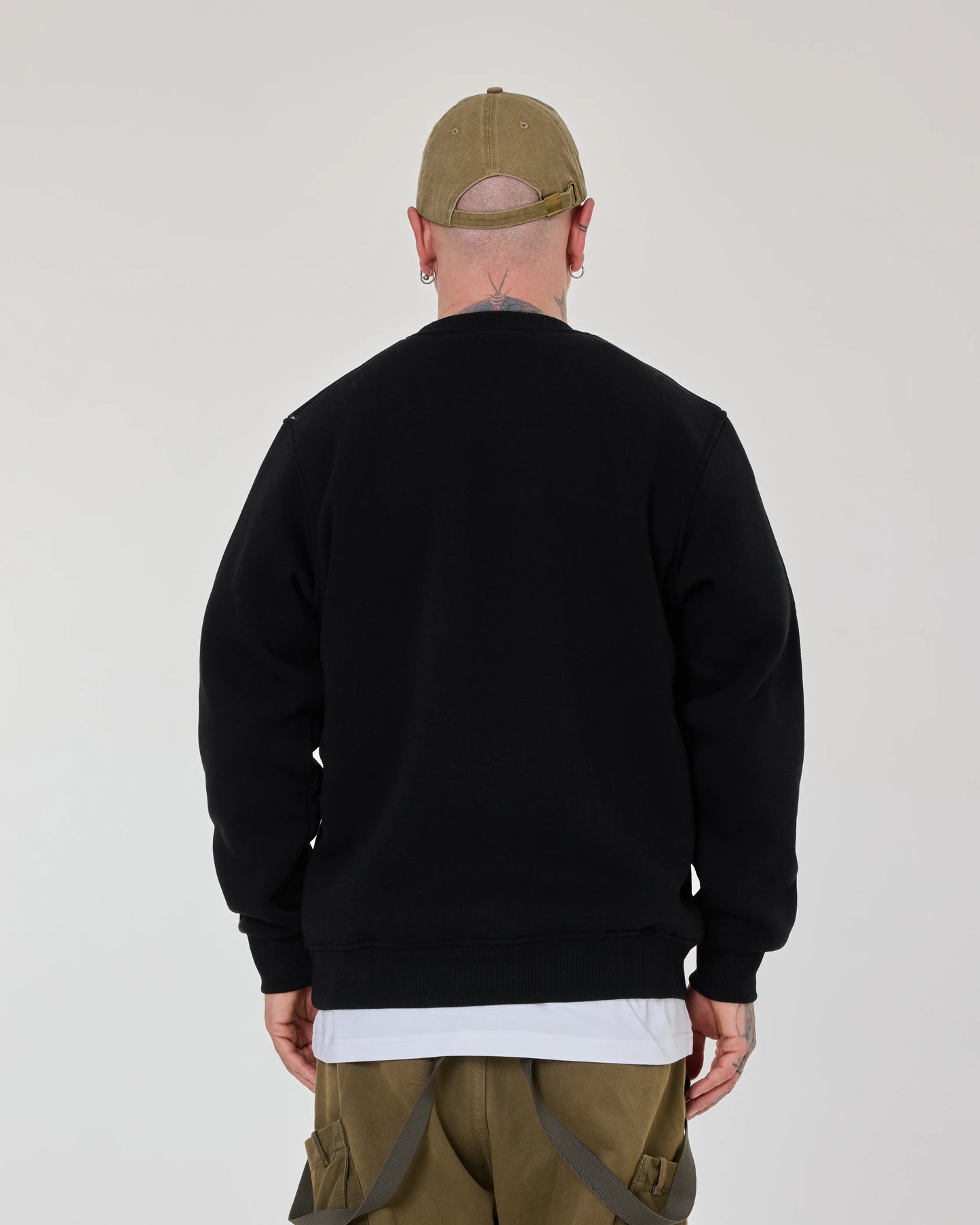 back view of Hahaha No Black Sweat