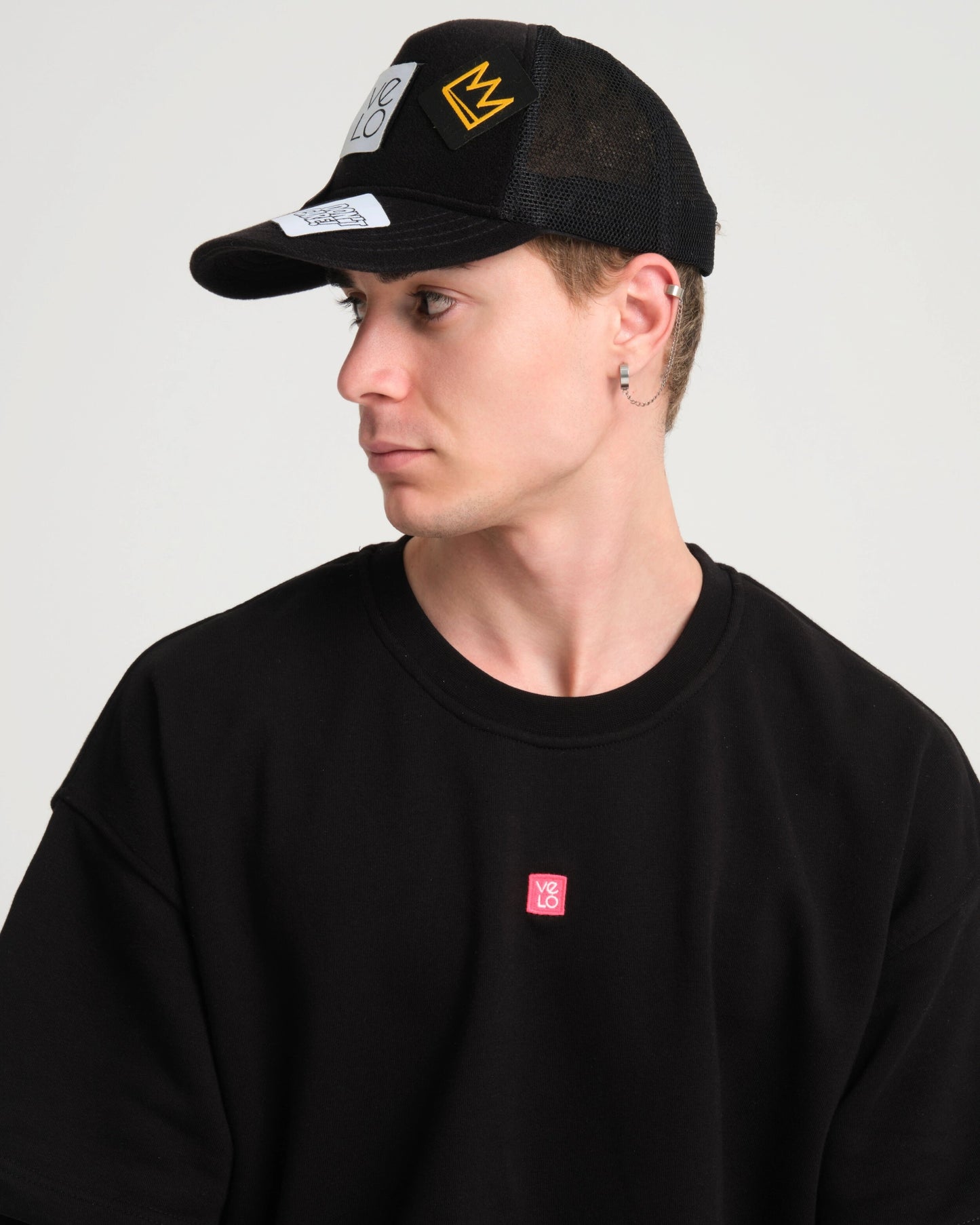 Trucker Cap With Patches