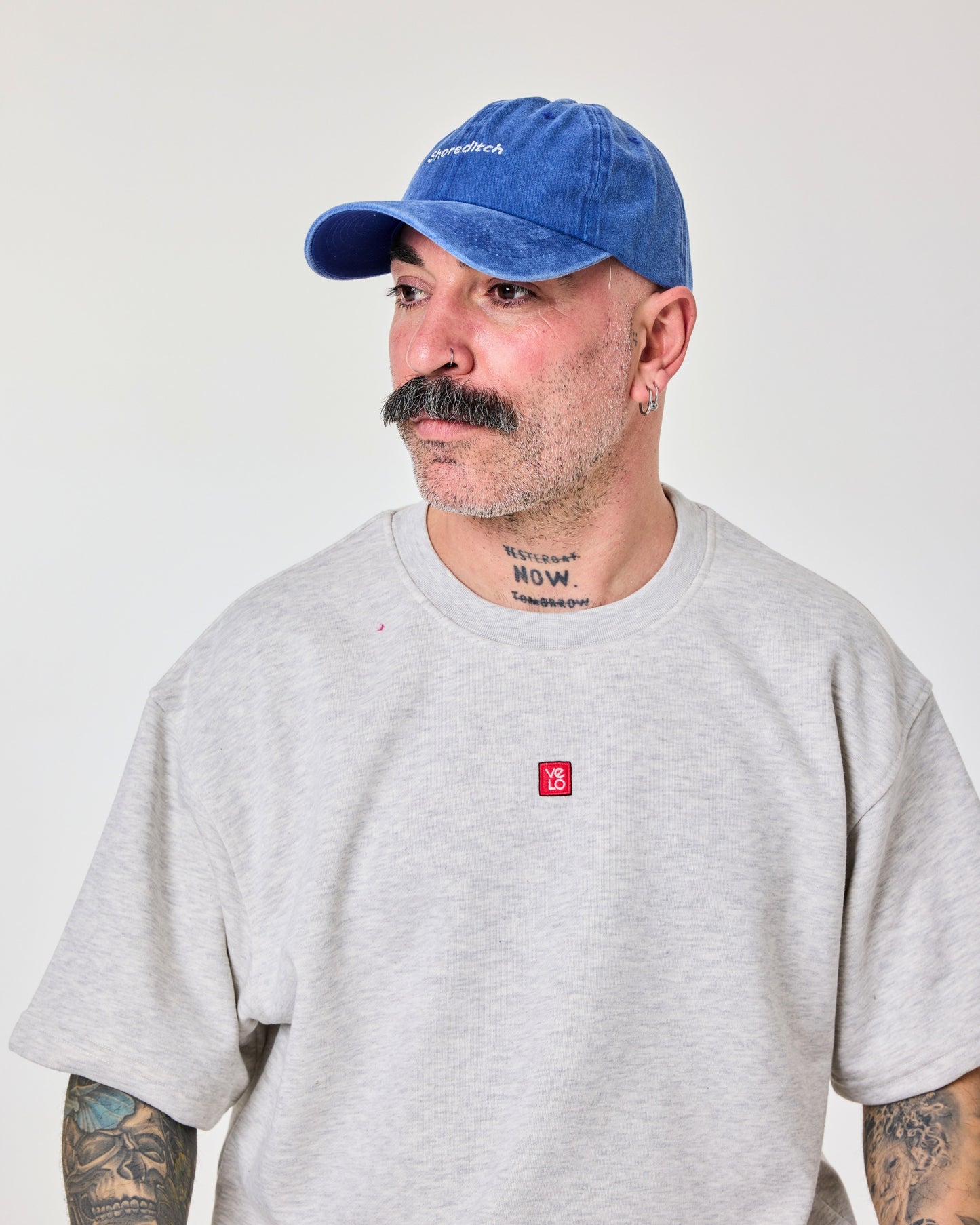 Shoreditch Blue Washed Cap Hat