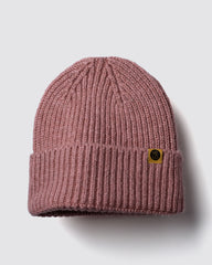 Blush Pink Lux Beanie on a light gray background