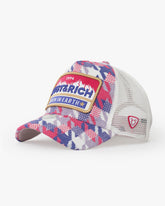 Side view of Born In Earth Pink Trucker Hat