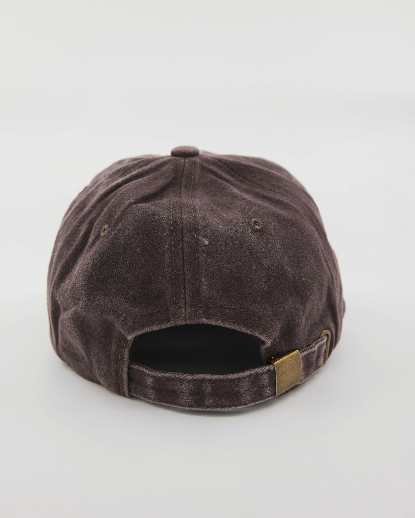 back view of Love You Bye Brown Washed Cap