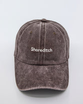 front view of Shoreditch Brown Washed Cap