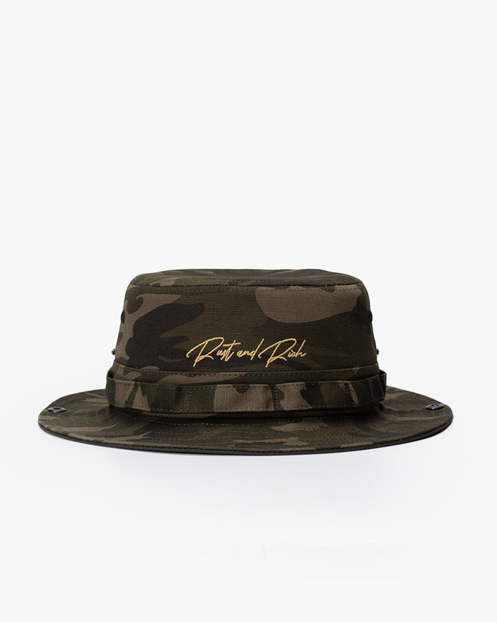 Front view of Camp Khaki Safari Hat