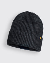 Front view of Charcoal Grey Lux Beanie