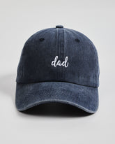 Front view of Dad Navy Washed Cap