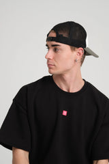 Khaki Trucker Cap With Free Patch