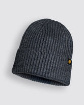 Front view of Dark Grey Lux Beanie