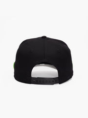 Back view of Doodle Black Baseball Cap