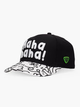 Side view of Doodle Black Baseball Cap