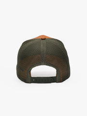 Back view of Doodle Tan Trucker Hat