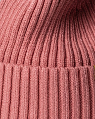 Close view of Dusty Pink Classic Beanie
