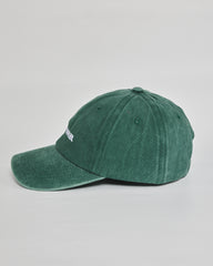 F**k Normal forest green washed cap - angled view