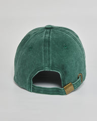 F**k Normal forest green washed cap - back view