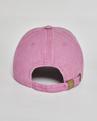 F**k Normal pink washed cap - back view