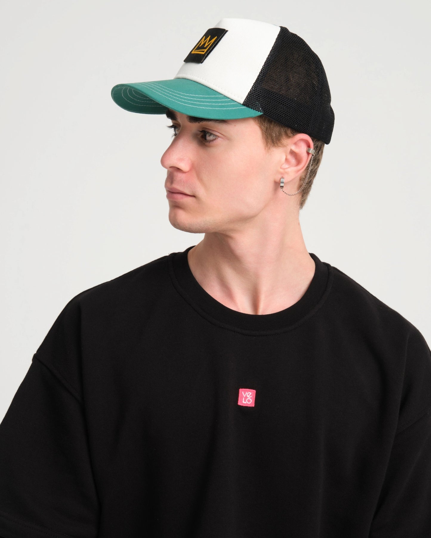 Trucker Cap With Patches