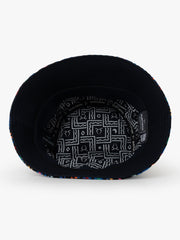Havana Indigo Bucket Hat on a white background
