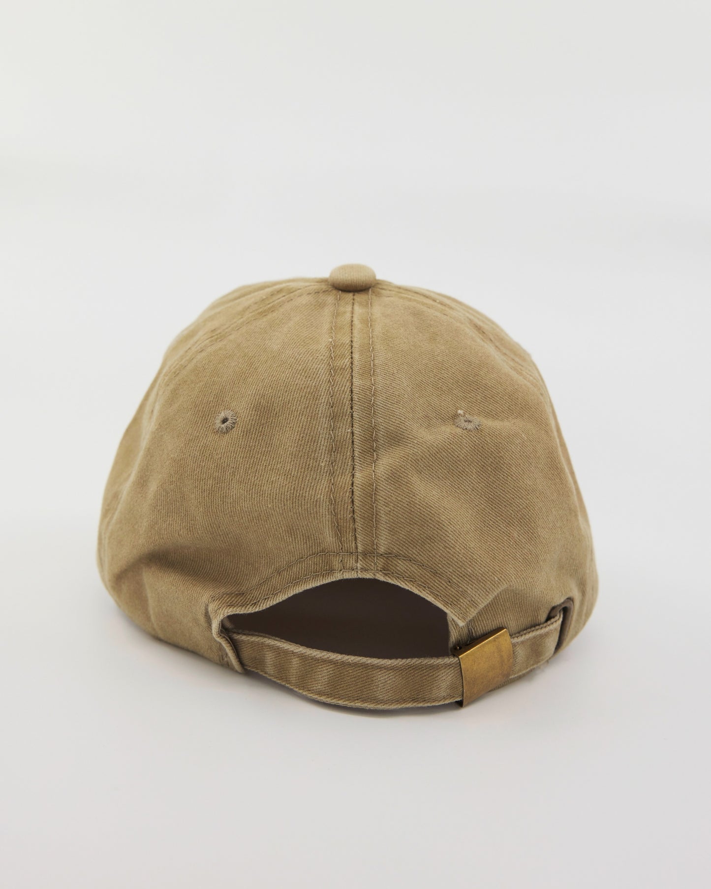 back view of Shoreditch Khaki Washed Cap