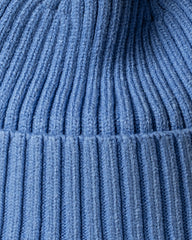 Close view of Light Blue Classic Beanie