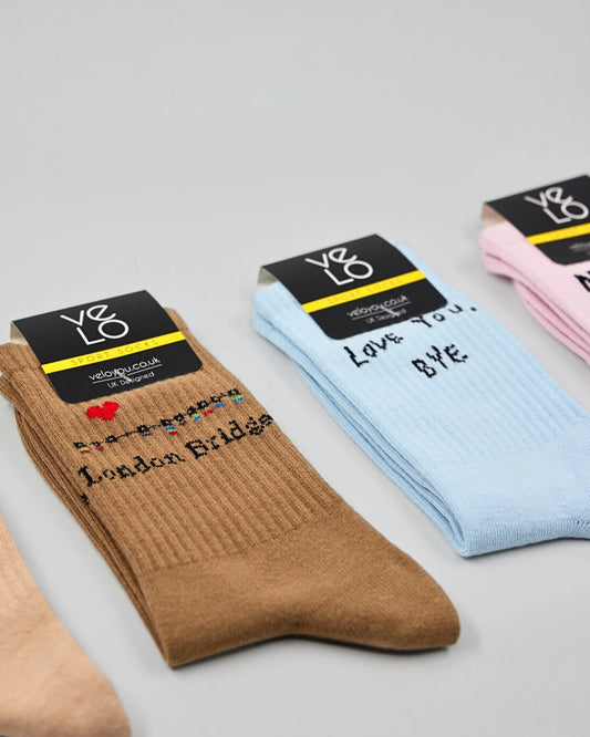 London Bridge Brown Socks