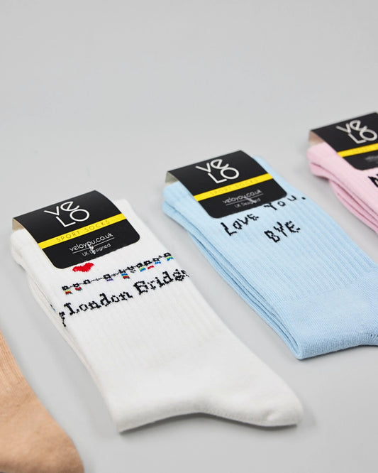 London Bridge White Socks