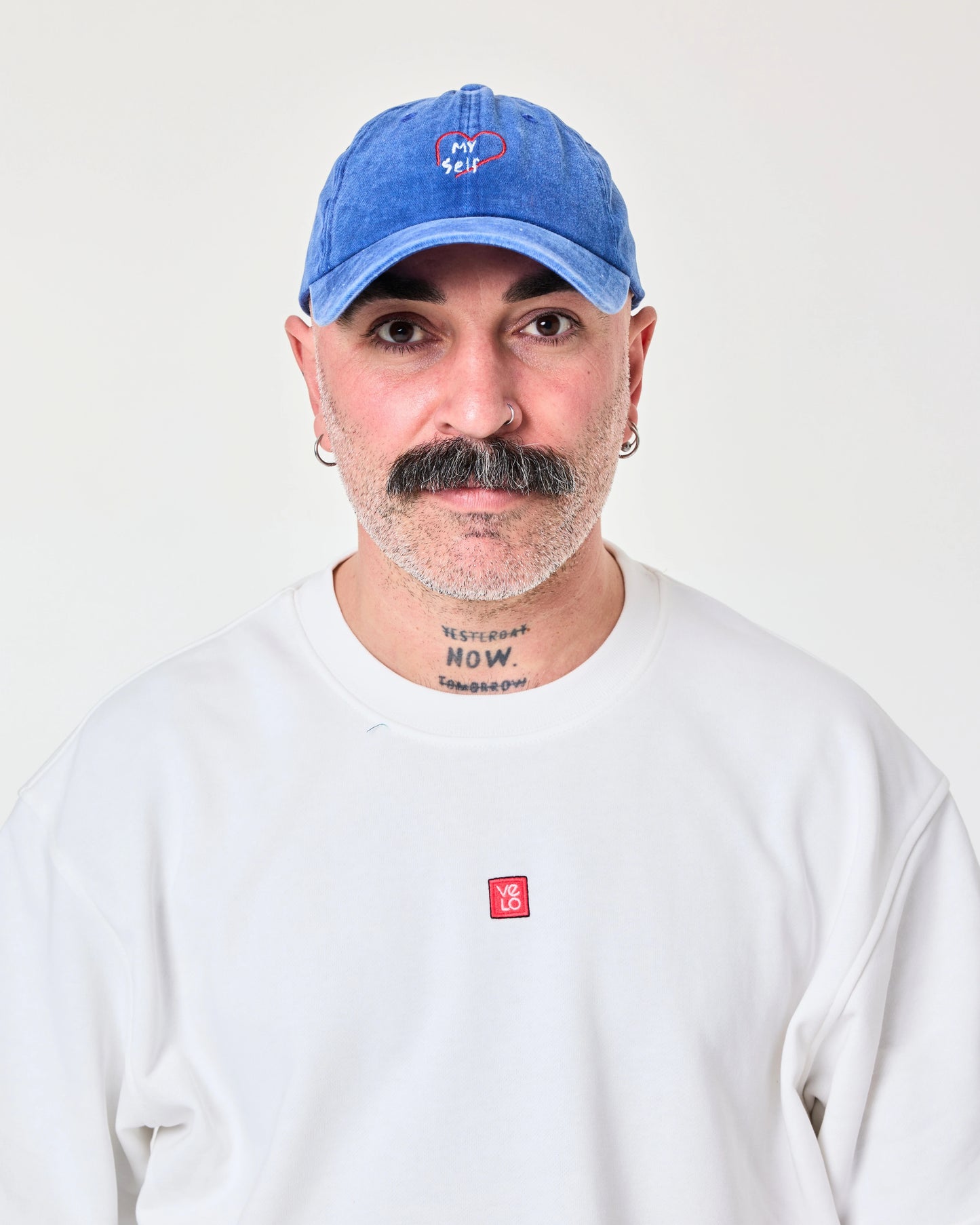 Love Myself Blue Washed Cap