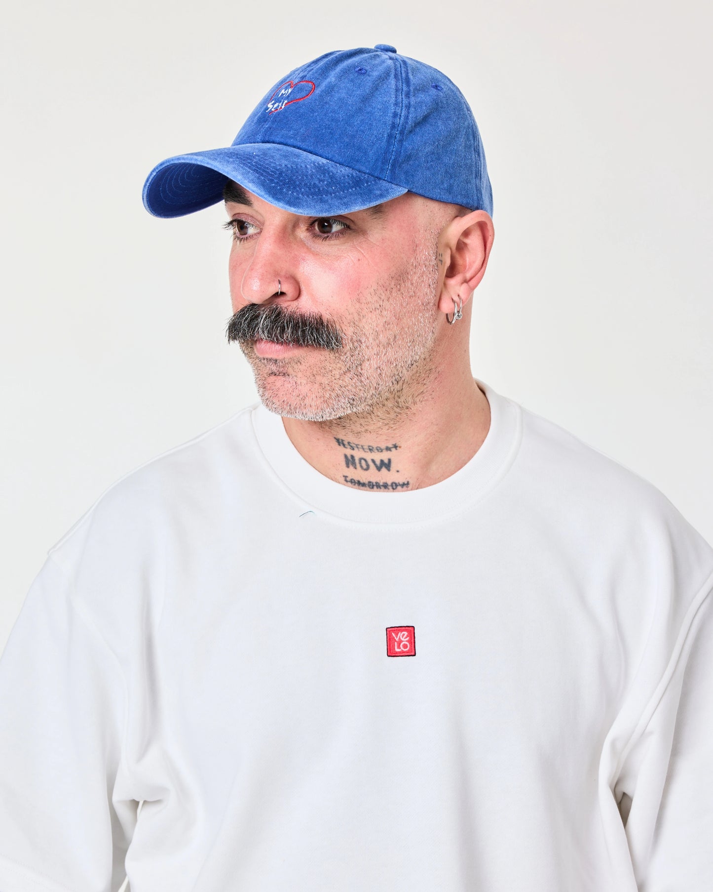 Love Myself Blue Washed Cap