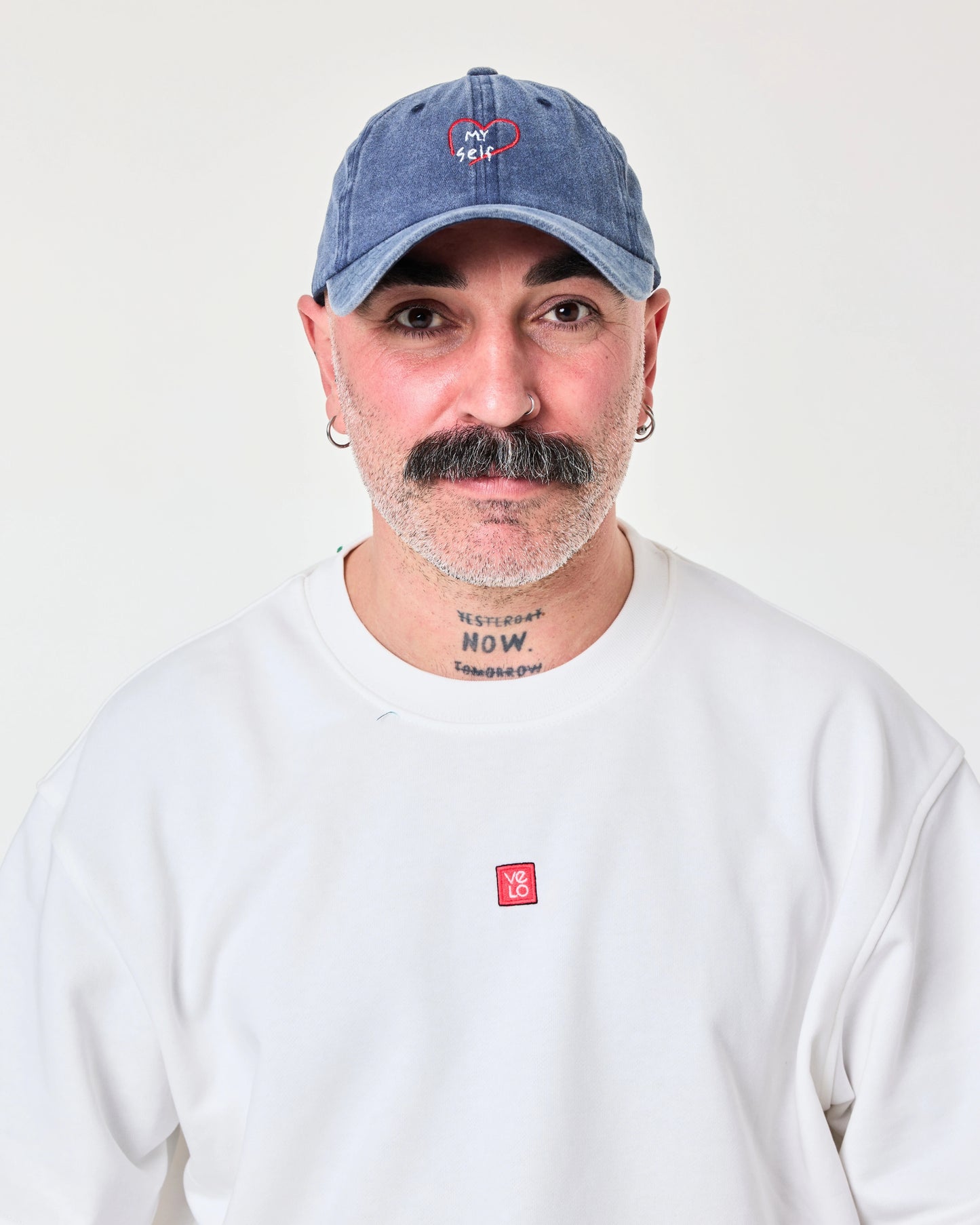 Love Myself Navy Washed Cap