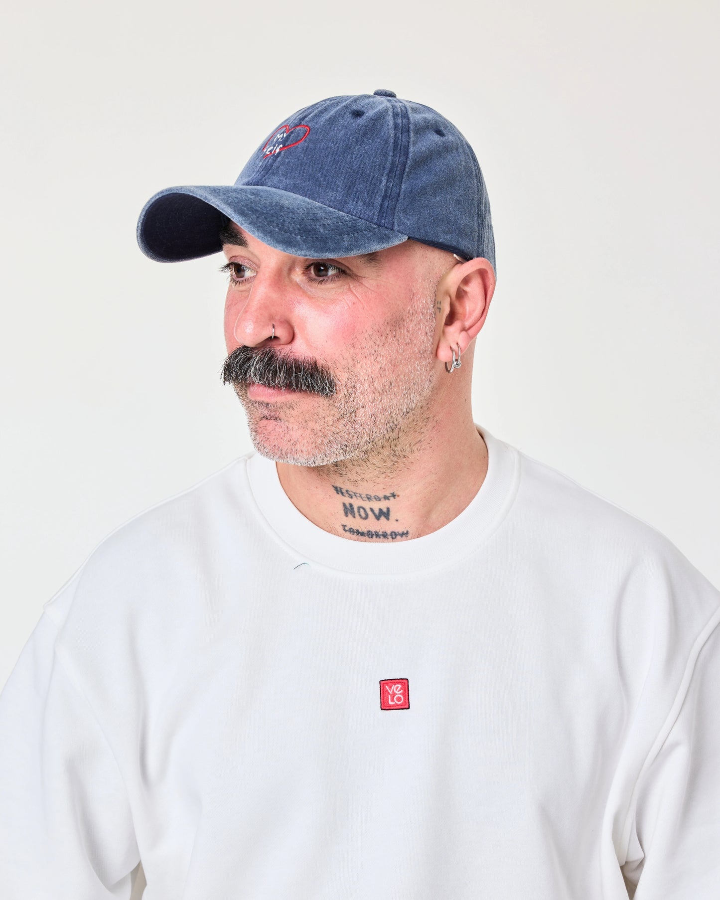 Love Myself Navy Washed Cap