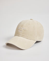 Cream cap on a light gray background