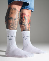 Love You Bye White Socks