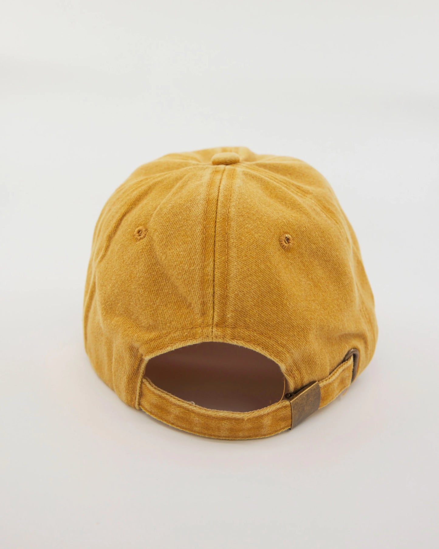 back view of Love Myself Mustard Washed Cap