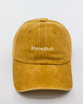front view of Shoreditch Mustard Washed Cap