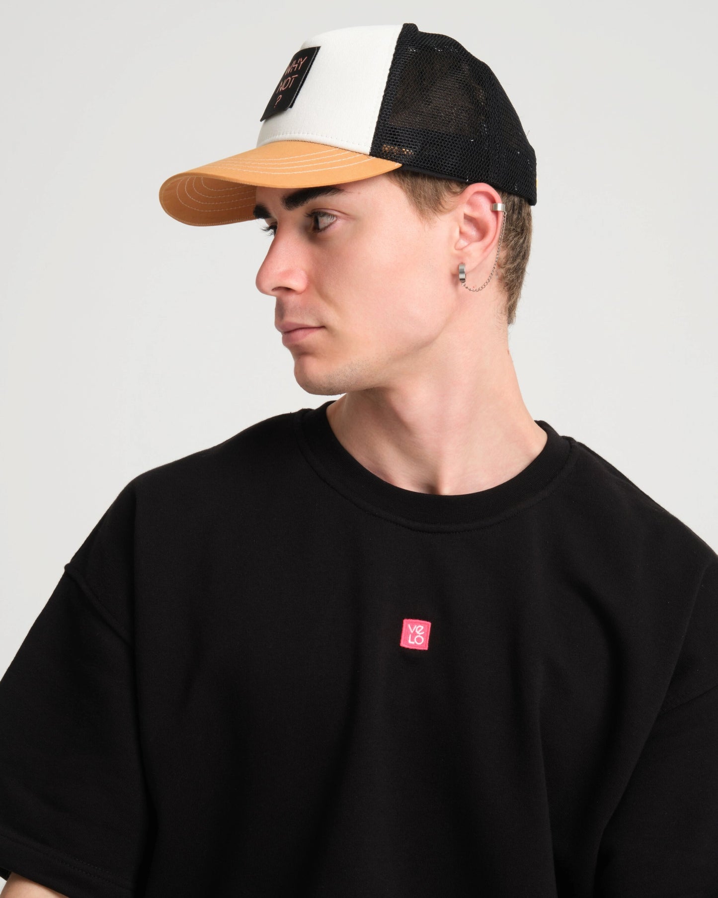 Trucker Cap With Patches