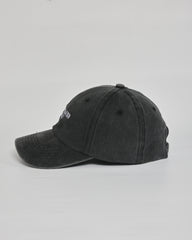No Inspiration Today black washed cap - angled view
