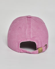 No Inspiration Today pink washed cap - back view