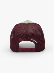 Back view of Not For Sale Burgundy Trucker Hat